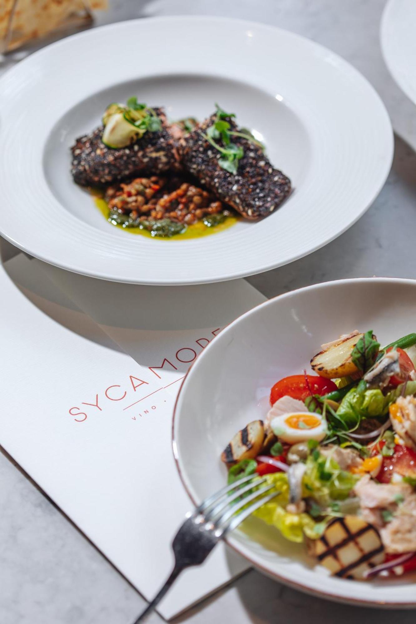 Middle Eight - Covent Garden - Preferred Hotels And Resorts Лондон Екстериор снимка Dishes at Sycamore